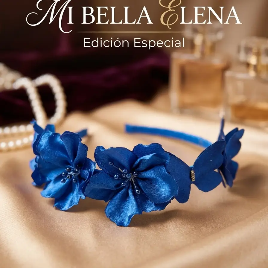 Cintillo flor pistilo mariposa — imagen 2