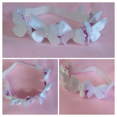 Cintillo mariposa artesanal — imagen 1
