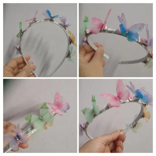 Cintillo Mariposa hebillas — imagen 1