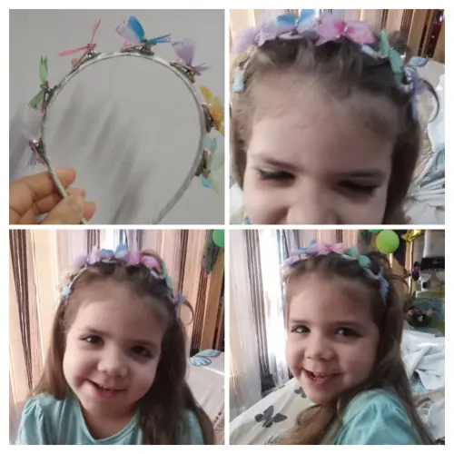 Cintillo Mariposa hebillas — imagen 2