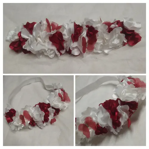 Jardín encantado pomposo blanco y rojo — imagen 1