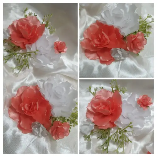 Set de tope cake rosas — imagen 1