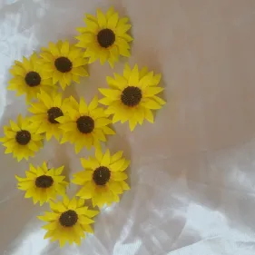 Topper girasoles simples (10 uds) talla M — imagen 2