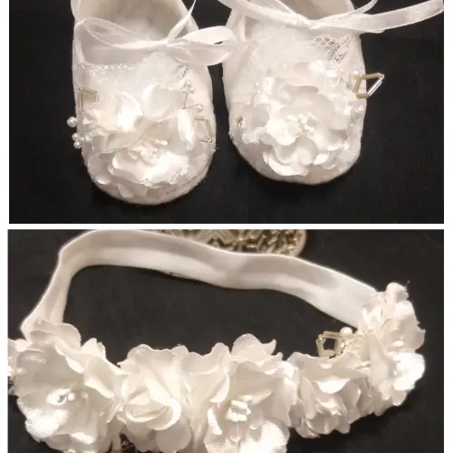 Conjunto cintillo bebe / zapaticos's photo #1