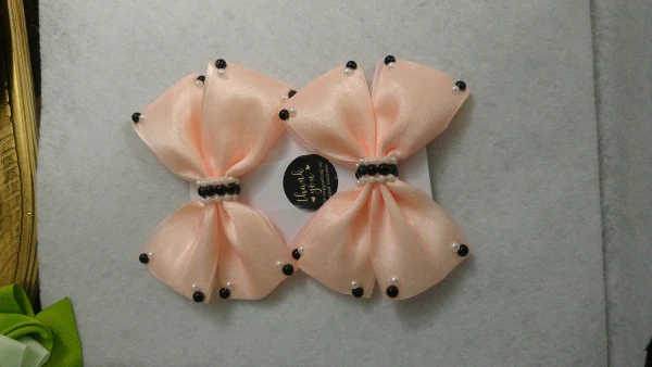 Lazo cruzado organza satín par's foto | Creaciones Mi Bella Elena |  BizneCubano