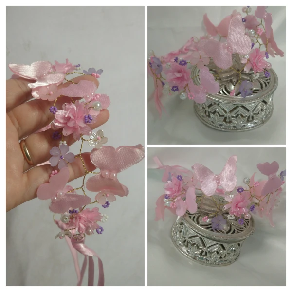 Diadema mariposas artesanales's foto | Creaciones Mi Bella Elena |  BizneCubano