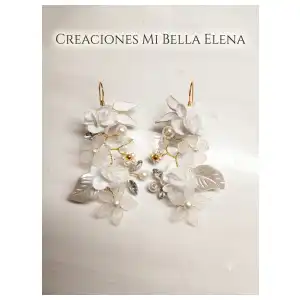 Conjunto collar fantasma y aretes de lujo miniatura 2