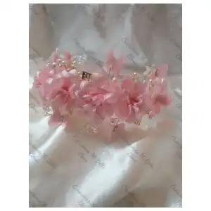 Cintillo rosas mariposas lujo(nuevo) miniatura 3