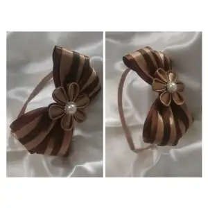Cintillo lazo flor Kamzaki base original miniatura 1