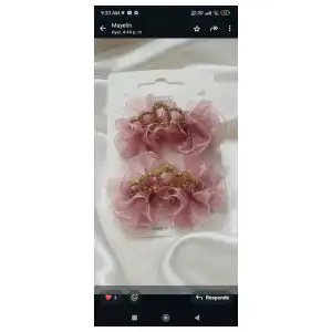 Princesa frufru hebillas miniatura 4